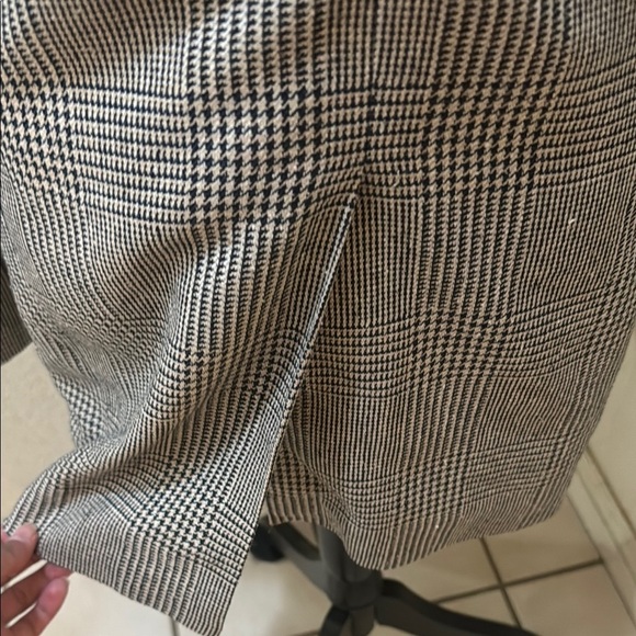 Men’s Club Room 100 % Silk Gingham Classic Blazer Size 44L Jacket! - Picture 9 of 15